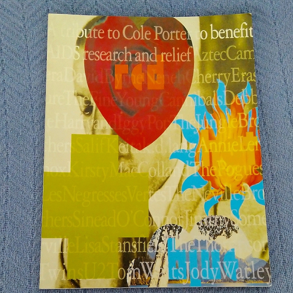 Collectible Red, Hot + Blue softcover songbook